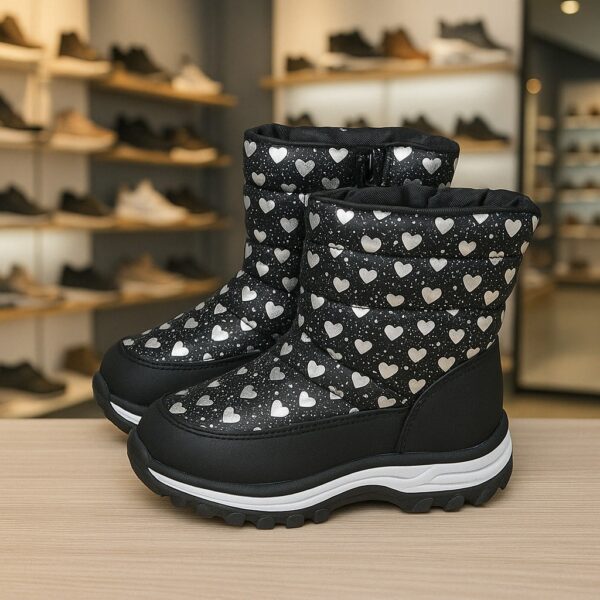 NEGRO 1 Bota corazones